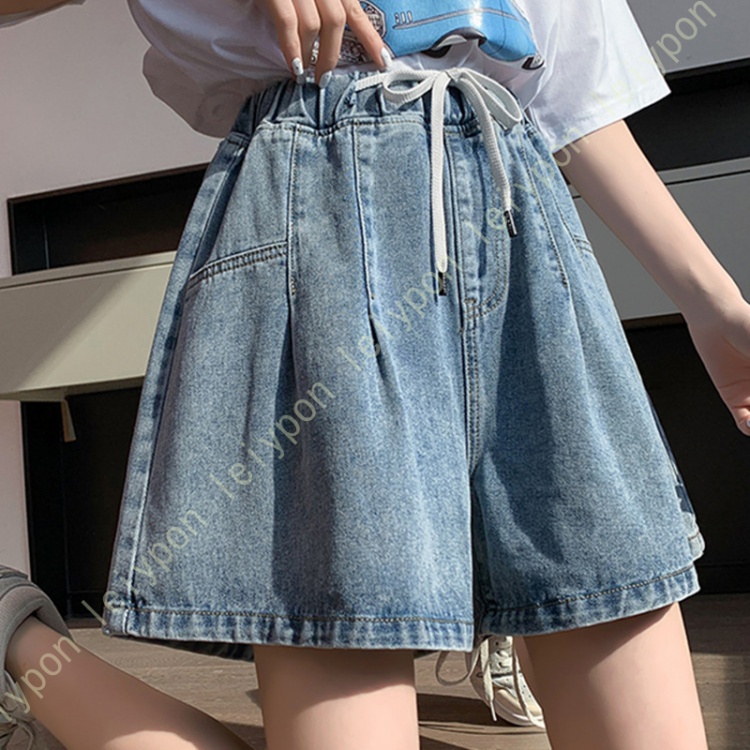 レディース デニム ショートパンツ 夏 ゆったり Aライン ファッション 短パン ジーンズ ショーパン ハイウエスト 短パン ショーパン 美脚 ショーツ |  | 01