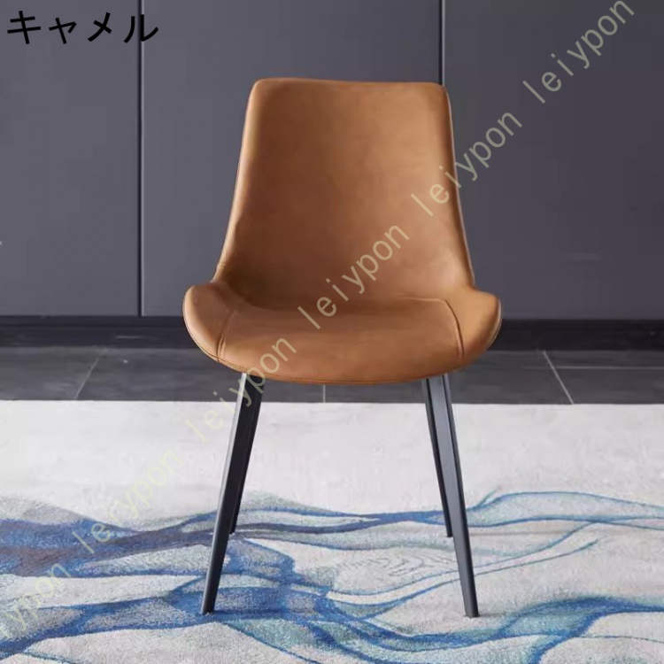 ダイニングチェア 座面高約45cm イス 椅子 スチール PUレザー レトロ風 組立品 北欧風 シンプル 無地 食卓椅子 ダイニング チェア チェアー ダイニングチェア |  | 02