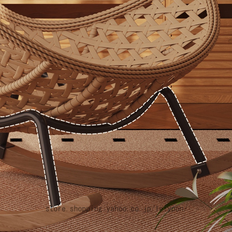 ロッキングチェア 籐ロッキングチェア 戸外籐揺り椅子 昼寝怠惰な