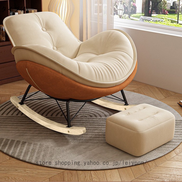 ロッキングチェア 和式シングルロッキングチェア おしゃれ 北欧 椅子