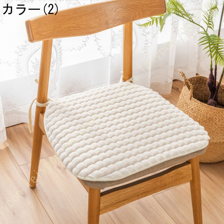 椅子 クッション シートクッション 座布団 ひも付き 北欧 おしゃれ 低反発 チェアパッド クッション 馬蹄型 可愛い ダイニング 椅子用クッション オフィス |  | 02