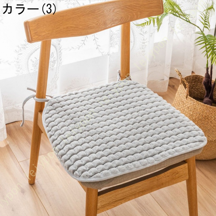 椅子 クッション シートクッション 座布団 ひも付き 北欧 おしゃれ 低反発 チェアパッド クッション 馬蹄型 可愛い ダイニング 椅子用クッション オフィス |  | 03