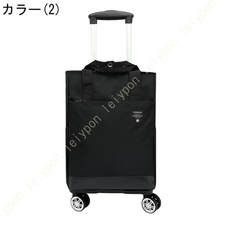 ポケット付き コンパクト ショッピングカート キャリーカート 折りたたみ 軽量 軽い 買い物カート ショッピングキャリー ショッピングバッグ キャリーバッグ_2