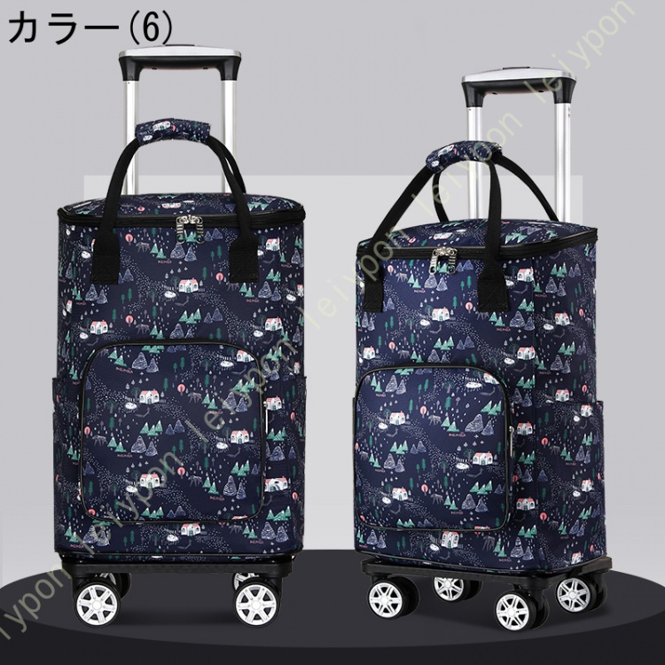 4輪 軽い スーツケース キャリーケース ソフト 折りたたみ キャリーバッグ 軽量 おしゃれ 大容量 ベーシック 旅行かばん 旅行バッグ ファスナー かわいい_6