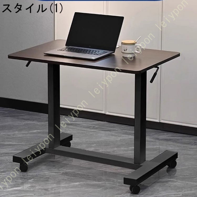 手動昇降式デスク パソコンデスク ワークデスク フリーデスク PCデスク 机 リフティング 昇降式 昇降デスク ガス圧 スタンディングデスク 上下昇降 pc |  | 01