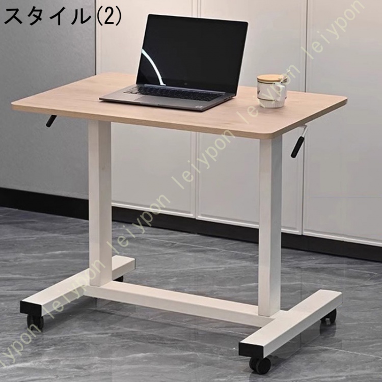 手動昇降式デスク パソコンデスク ワークデスク フリーデスク PCデスク 机 リフティング 昇降式 昇降デスク ガス圧 スタンディングデスク 上下昇降 pc |  | 02