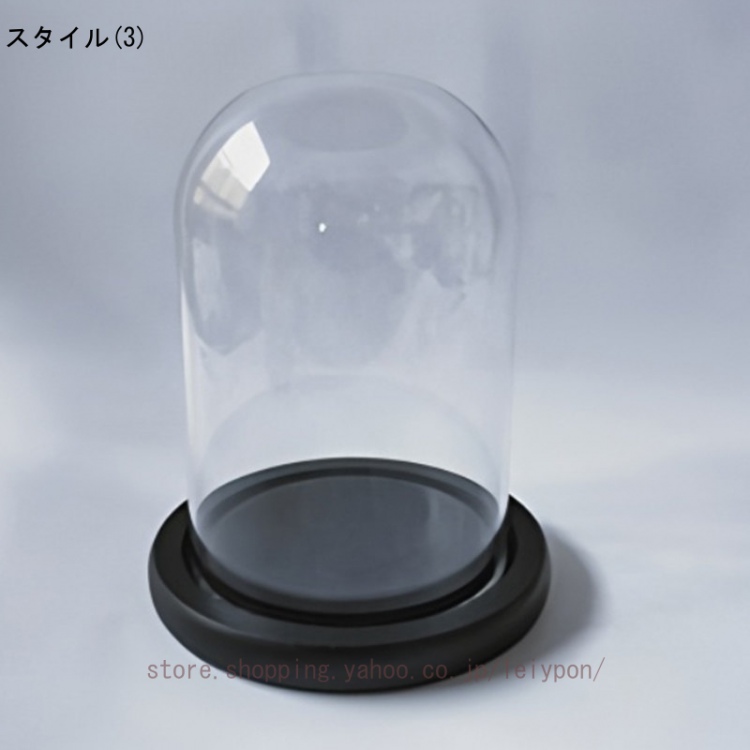 ガラスドーム ディスプレイケース DIY 防塵 工芸品 フィギュア