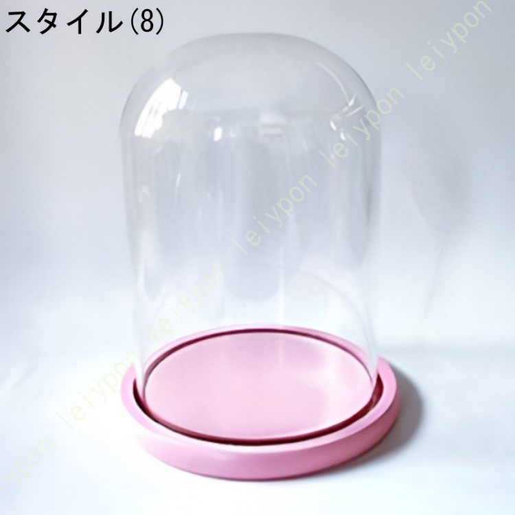 ガラスドーム ディスプレイケース DIY 防塵 工芸品 フィギュア