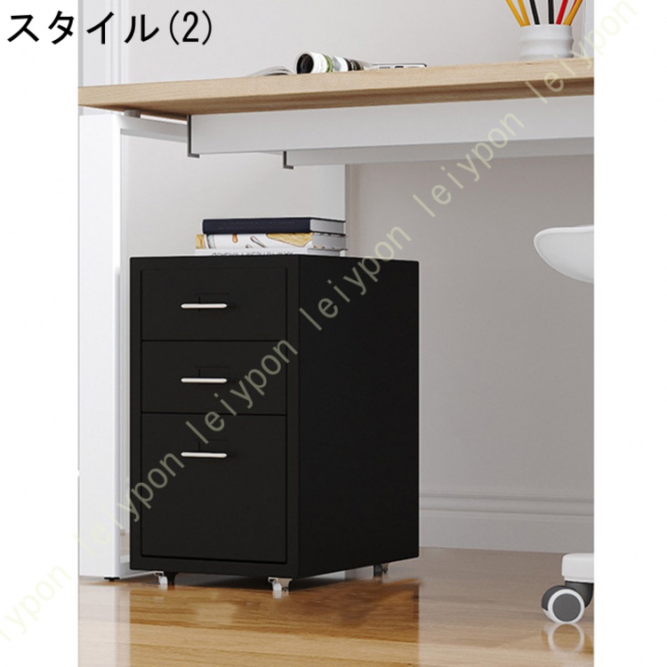 鍵付き 収納ボックス 木製 キャビネット 木目調 取っ手付き