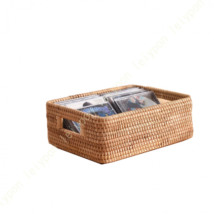 収納バスケット 大容量 ラタン手編み 収納かご お菓子入れ 野菜