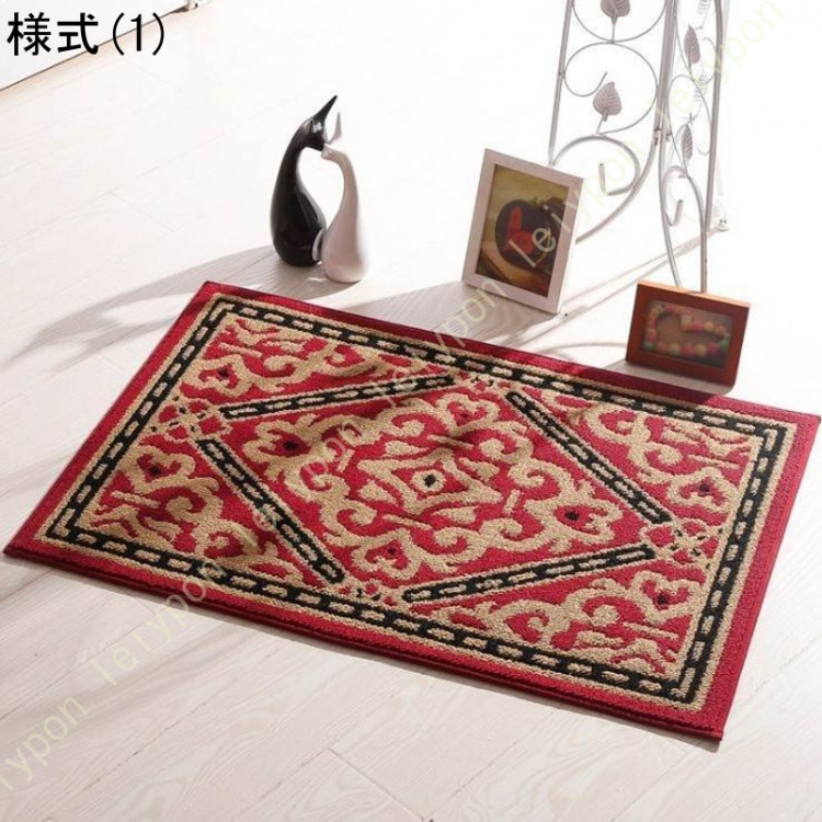 玄関マット 室内 オシャレ 北欧風 エスニック 花模様 クラシック マット おしゃれ 屋外用 床保護 ドアマット ラグマット 屋外 泥落としマット 洗える