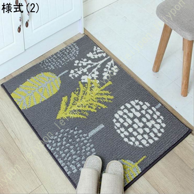 玄関マット 室内 オシャレ 北欧風 エスニック 花模様 クラシック マット おしゃれ 屋外用 床保護 ドアマット ラグマット 屋外 泥落としマット 洗える