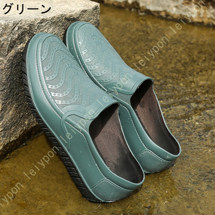 レインブーツ メンズ 防水 ショートブーツ 長靴 メンズブーツ 完全防水 柔らかい レインシューズ ...