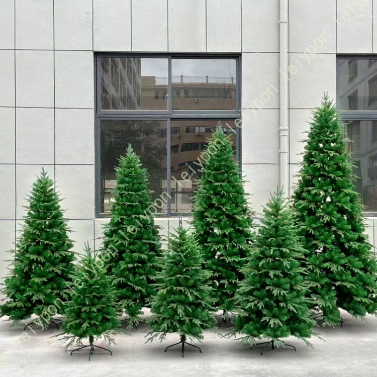 クリスマスツリー 人工 モミの木 スノーフロック加工 PE素材 高密度葉