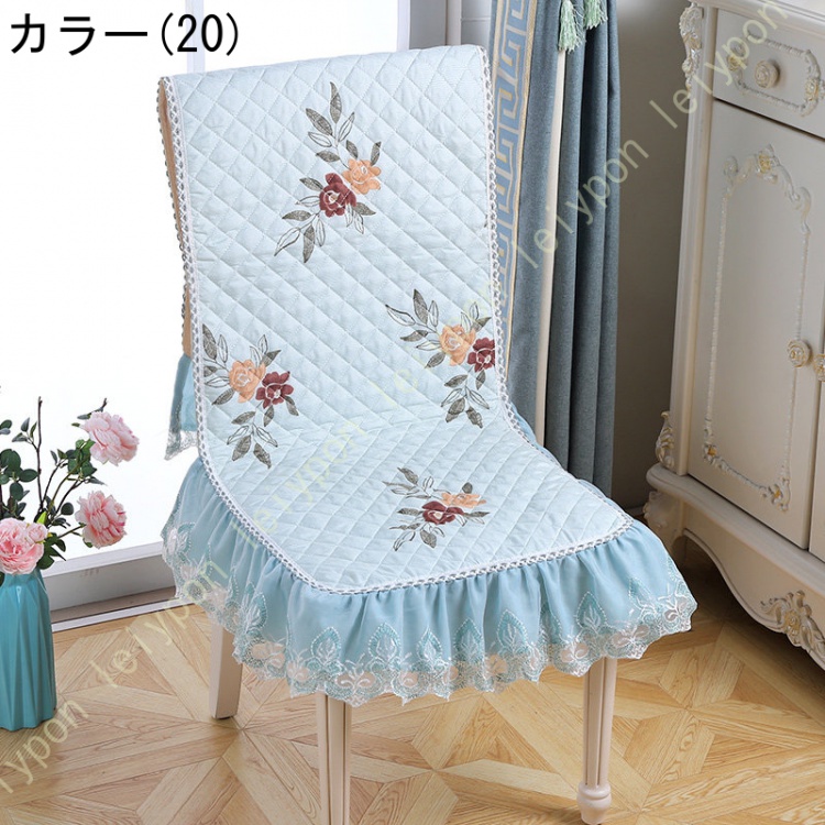 ❤️①未使用 椅子カバー 4枚セット 薔薇柄 花柄 ロココ レース ヴィクトリアン imgrc0114454878.jpg