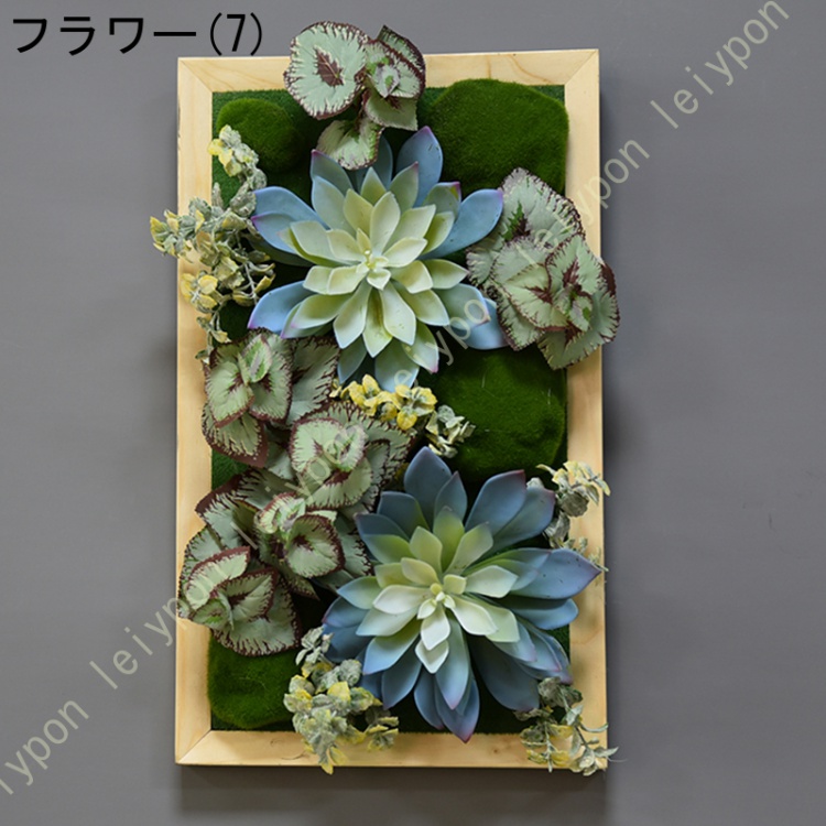 壁掛け 人工観葉植物 北欧風 フェイクグリーン リアル 造花 多肉植物 ユーカリ ガーランド アーティフィシャルフラワー 花園 婚礼の儀式 壁掛け ハンギング_1