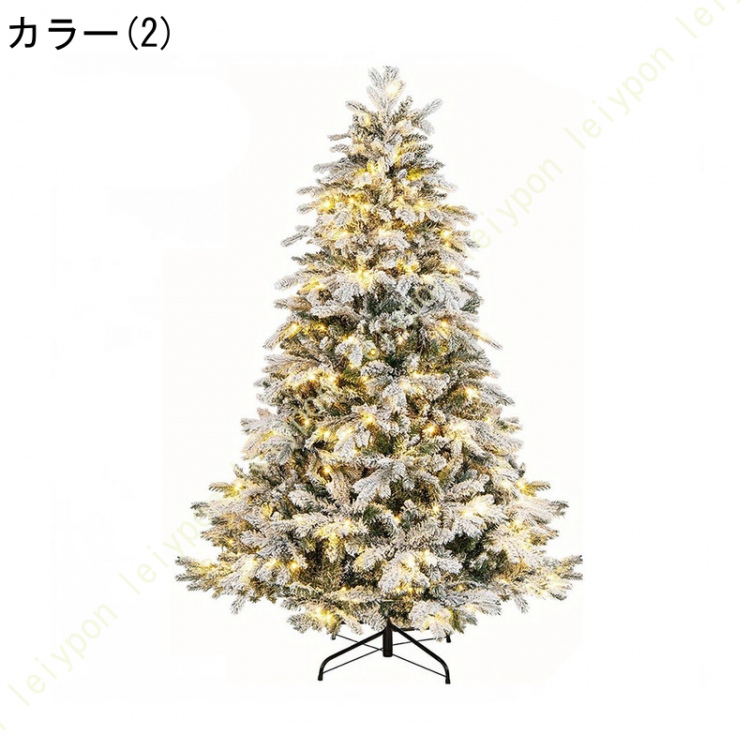雪化粧 クリスマスツリー 針葉樹 可愛い 豪華 高濃密度 北欧風 おしゃれ おしゃれ オーナメント クリスマスの雰囲気を盛り上げる 白いの枝 ヌードツリー_2