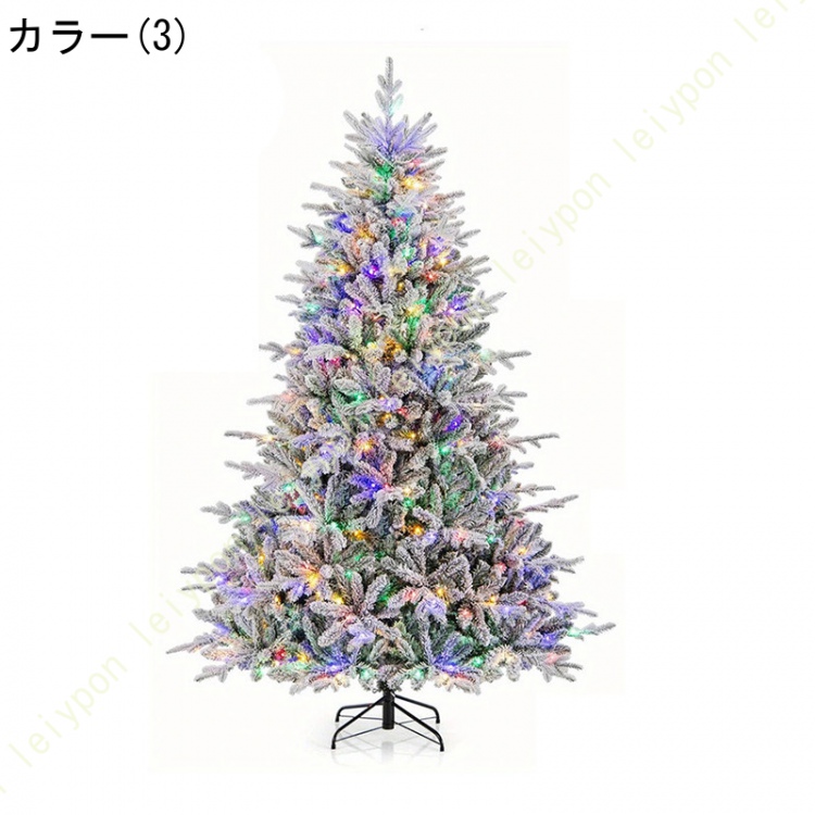 雪化粧 クリスマスツリー 針葉樹 可愛い 豪華 高濃密度 北欧風 おしゃれ おしゃれ オーナメント クリスマスの雰囲気を盛り上げる 白いの枝 ヌードツリー_3