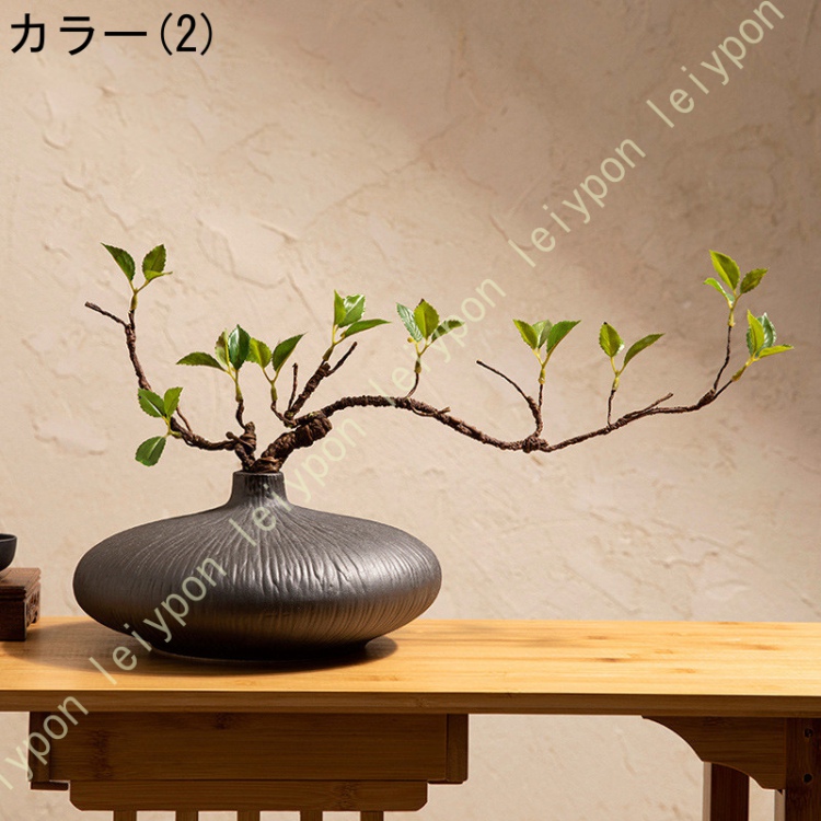 造花 フェイクグリーン 和風 インテリア ミニ盆栽 茶室 玄関 花瓶挿し