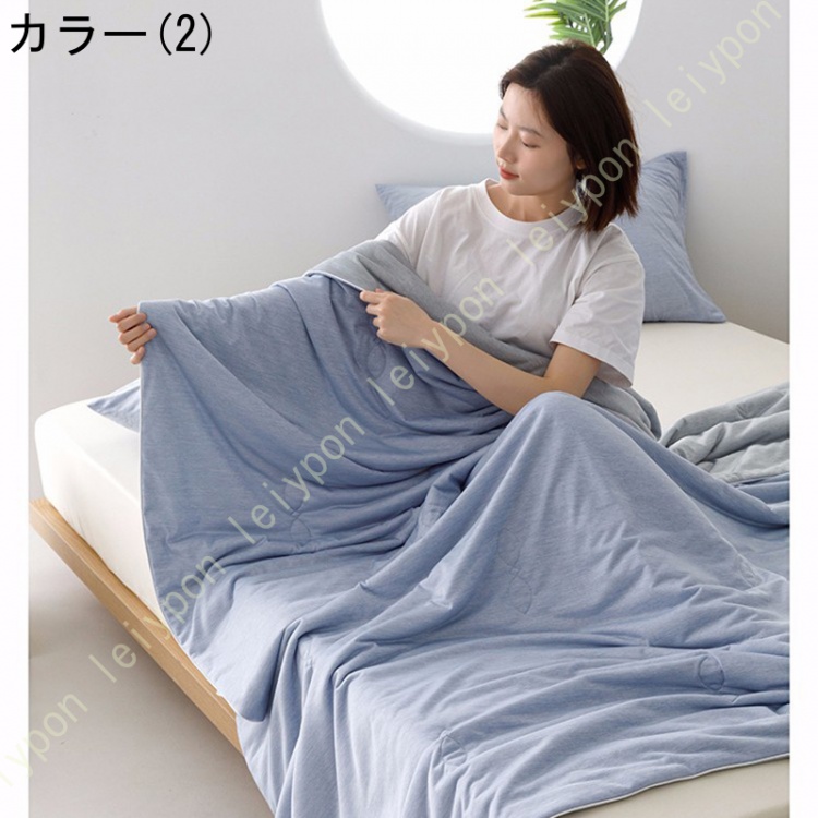 掛け布団 かけ布団 夏用 無地 肌掛布団 かけふとん 洗える 清潔キルトケット ひんやり 涼しい 掛け布団 セミダブル シングル ダブル 可愛い 肌布団 掛け布団_2