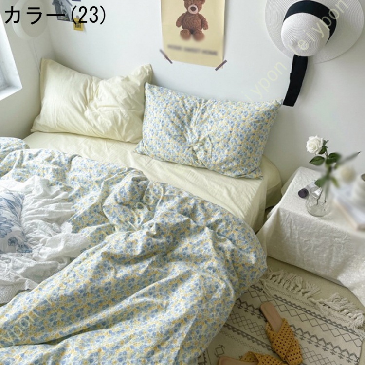 布団カバーセット ３点セット 4点セット 姫系 寝具カバーセット 綿100％ フリル リボン付き かわいい 掛け布団カバー 大人 シンプル おしゃれ ベッドカバー |  | 23