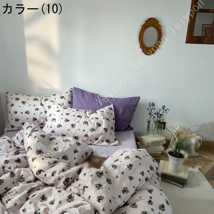 布団カバーセット ３点セット 4点セット 姫系 寝具カバーセット 綿100％ フリル リボン付き かわいい 掛け布団カバー 大人 シンプル おしゃれ ベッドカバー |  | 10