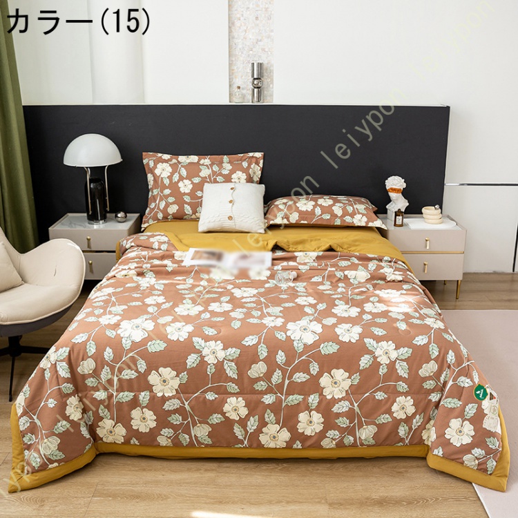 2重ガーゼ 夏用 肌掛け布団 綿100％ キッズサイズ ガーゼ地 姫系 かわいい 洗える 丸洗い 抗菌 防ダニ 軽量 花柄 インテリア 通気性良く 肌に優しい 冷房対策 |  | 13
