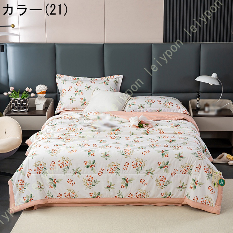 2重ガーゼ 夏用 肌掛け布団 綿100％ キッズサイズ ガーゼ地 姫系 かわいい 洗える 丸洗い 抗菌 防ダニ 軽量 花柄 インテリア 通気性良く 肌に優しい 冷房対策 |  | 18