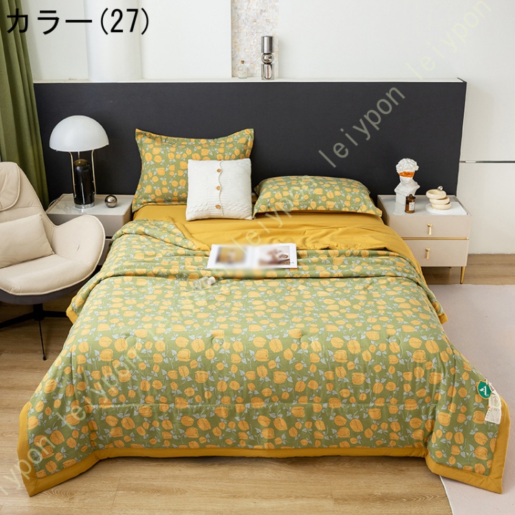 2重ガーゼ 夏用 肌掛け布団 綿100％ キッズサイズ ガーゼ地 姫系 かわいい 洗える 丸洗い 抗菌 防ダニ 軽量 花柄 インテリア 通気性良く 肌に優しい 冷房対策 |  | 24