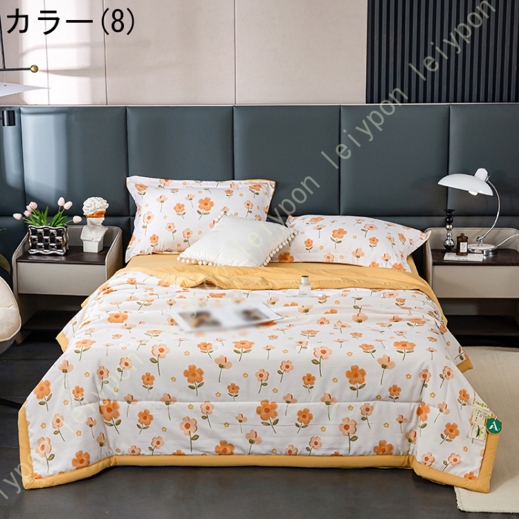 2重ガーゼ 夏用 肌掛け布団 綿100％ キッズサイズ ガーゼ地 姫系 かわいい 洗える 丸洗い 抗菌 防ダニ 軽量 花柄 インテリア 通気性良く 肌に優しい 冷房対策 |  | 07