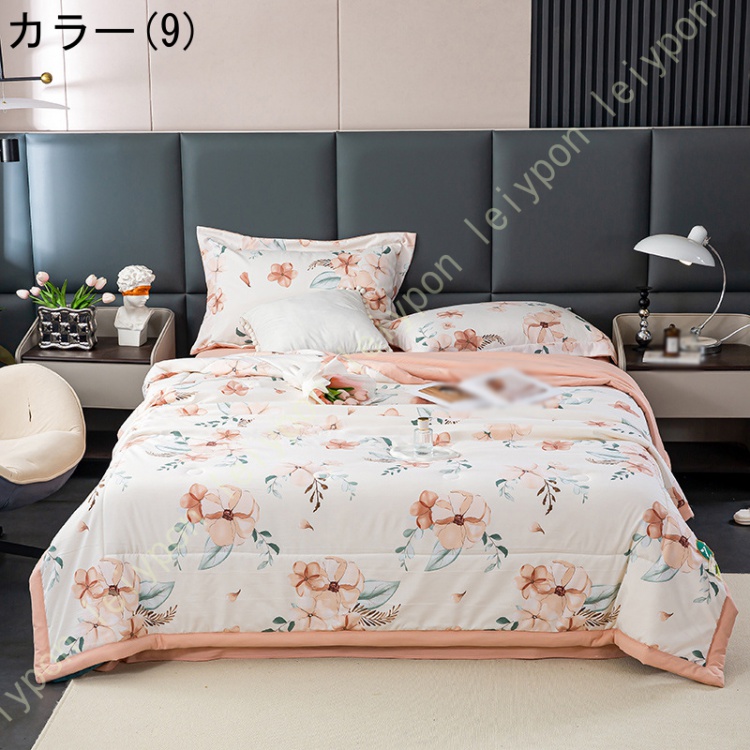 2重ガーゼ 夏用 肌掛け布団 綿100％ キッズサイズ ガーゼ地 姫系 かわいい 洗える 丸洗い 抗菌 防ダニ 軽量 花柄 インテリア 通気性良く 肌に優しい 冷房対策 |  | 08