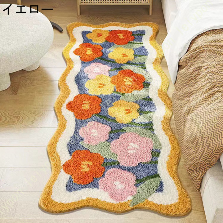 マット 玄関 おしゃれ 小さめ カーペット 可愛い かわいい 玄関マット 長方形 シンプル インテリア バスマット お風呂マット 室内マット 玄関 SNS映え |  | 01