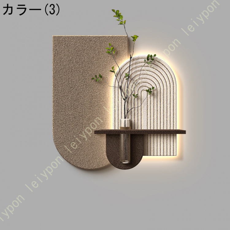 ウォールアート ミニ収納棚 壁掛け 砂岩肌理感 オシャレ 立体砂岩風 装飾アート 砂岩風の立体アート DIY透明花瓶 玄関 廊下 客室 カフェ壁飾り 飾り棚の画像