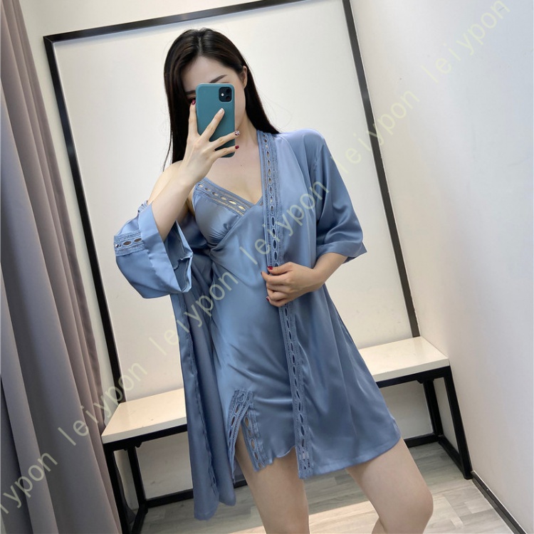 シンプル レース メッシュ ロング スリップ キャミソール なめらか ナイトウェア パジャマ 下着 インナー レディース 大きいサイズ ゆったり パジャマ |  | 04