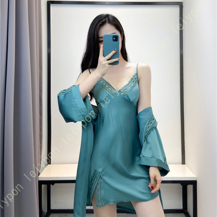 シンプル レース メッシュ ロング スリップ キャミソール なめらか ナイトウェア パジャマ 下着 インナー レディース 大きいサイズ ゆったり パジャマ |  | 05