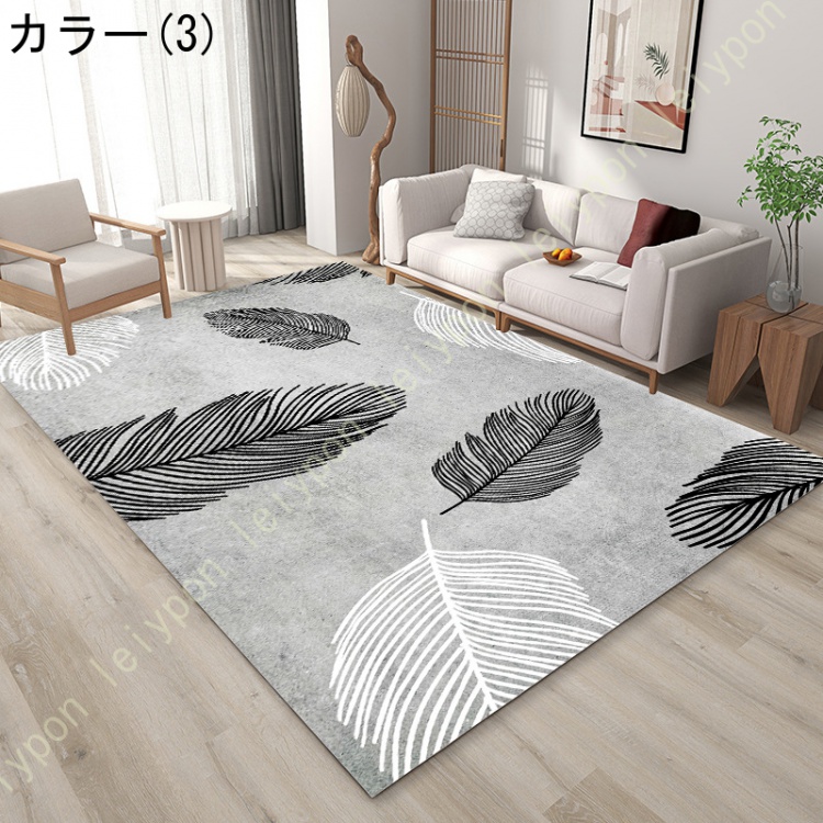 ラグマット カーペット 北欧 モダン 幾何学 3畳 滑り止め 洗える 絨毯 おしゃれ かわいい 2畳 ミニラグ １畳 四畳半 4畳半 ジュータン 幾何学柄 ラグ |  | 03