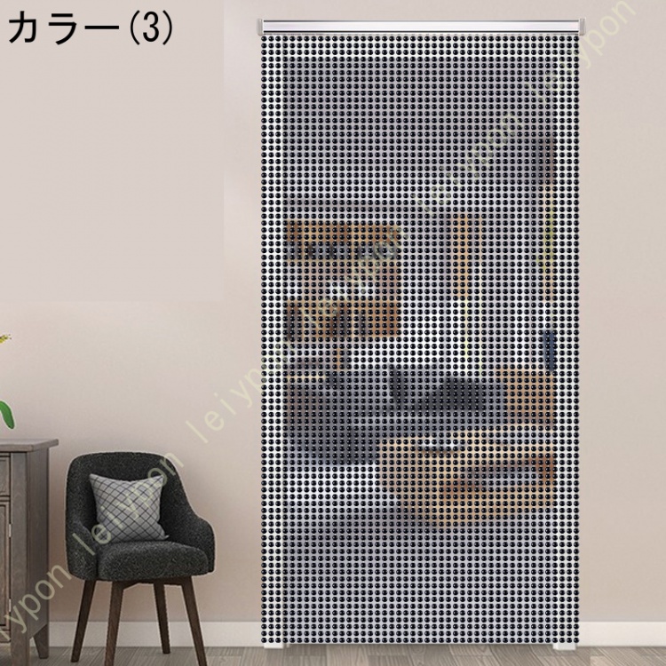 八角珠ビーズカーテン クリスタル 珠のれん 装飾 ストリングカーテン