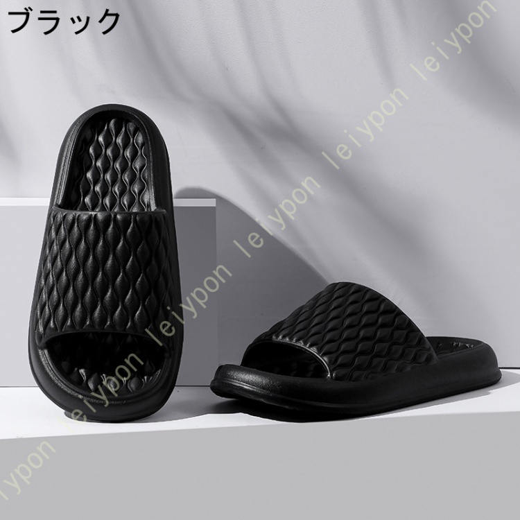 レディース メンズ 厚い底 スリッパ サンダル ベランダ バススリッパ 抗菌防臭 厚底 男女兼用 滑りやめ 速乾 軽量 洗える ルームシューズ 浴室用 やわらかい |  | 02