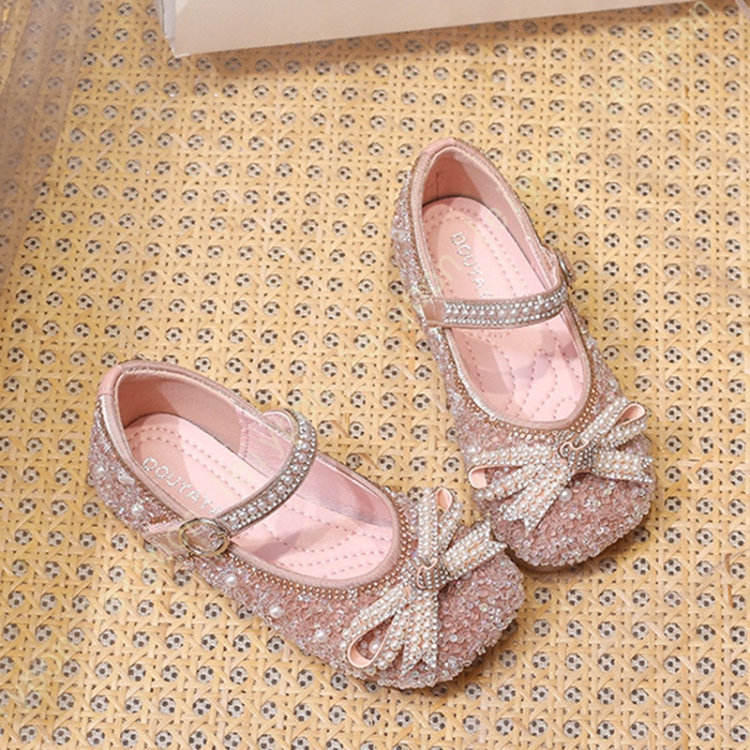 キッズ シューズ パンプス 子供 女の子 リボン 靴 ドレスシューズ 防滑 軽量 ベビーシューズ 柔らかい 超可愛い ガールズ 発表会 蝶結び飾り 結婚式 卒園式 |  | 02