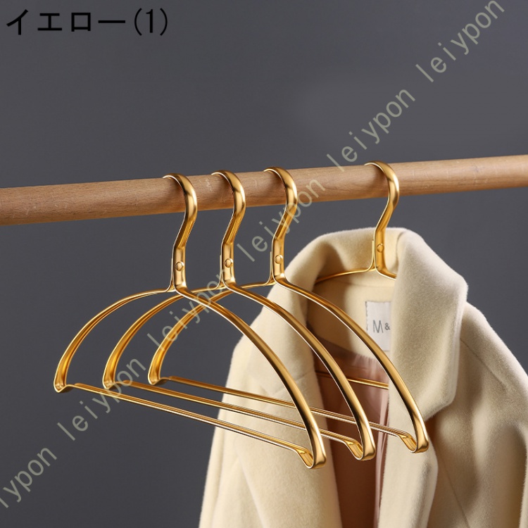 ハンガー　ゴールド　80本　可愛い ハンガー おしゃれ ゴールド ピンク ローズ 収納 アーチハンガー