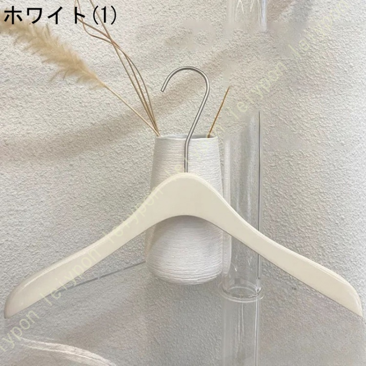 ハンガー スーツハンガー すべらないハンガー 10本組 多機能収納 360度回転フック 曲げれる 省スペース 物干しハンガー 乾湿両用 ブラック_1