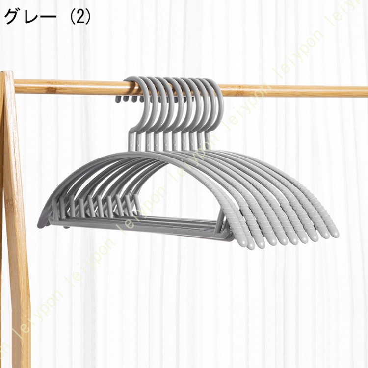 洗濯ハンガー クローゼットハンガー 10本組 ジャケットスーツハンガー 衣類変形にくい 型崩れ防止 収納便利 耐荷重 乾湿両用 ホワイト スリムハンガー スーツ |  | 06