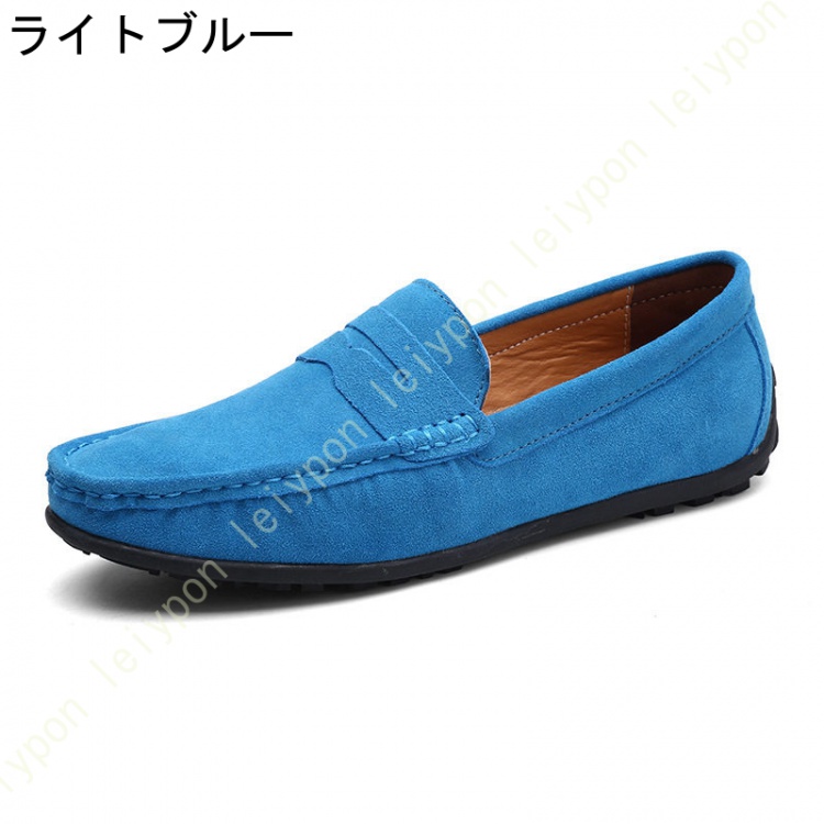 ドライビングシューズ スリッポン ローファー メンズ モカシンシューズ スエード レザー デッキシューズ スニーカー ドライブ フラットシューズ 痛くない |  | 07