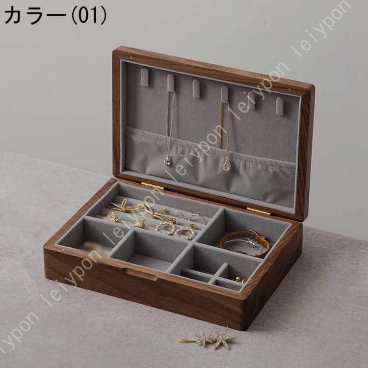 アクセサリーケース アクセサリー入れ ネックレス ピアス 指輪 イヤリング ジュエリーボックス 大容量 ジュエリーBOX ジュエリー収納 アクセサリーボックス |  | 01