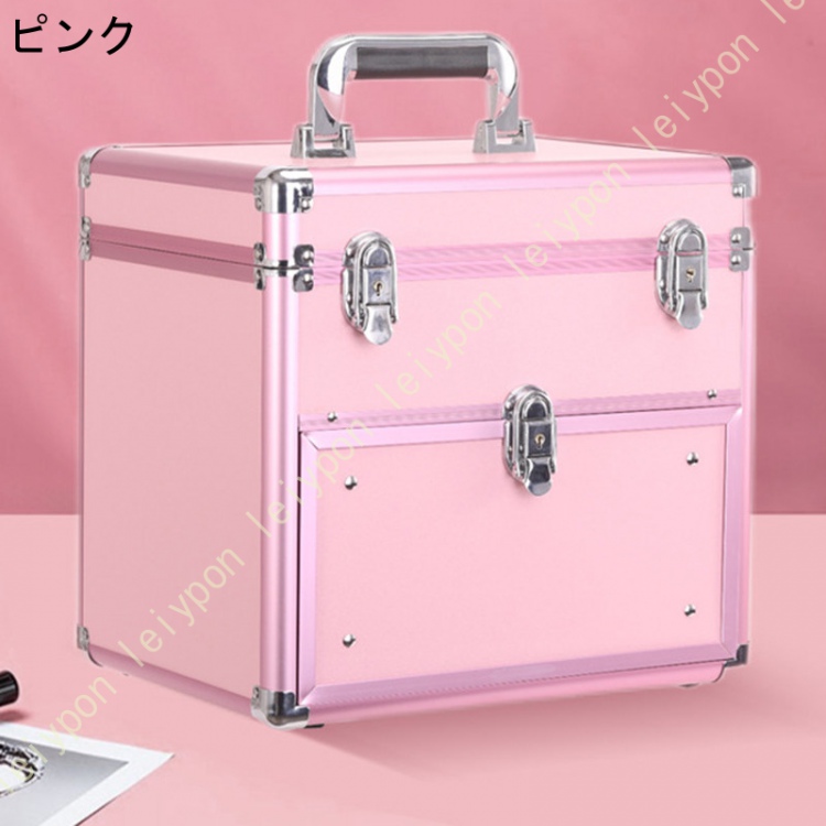 プロ仕様 メイクボックス 大容量 コスメケース 仕切り 化粧箱 コスメ