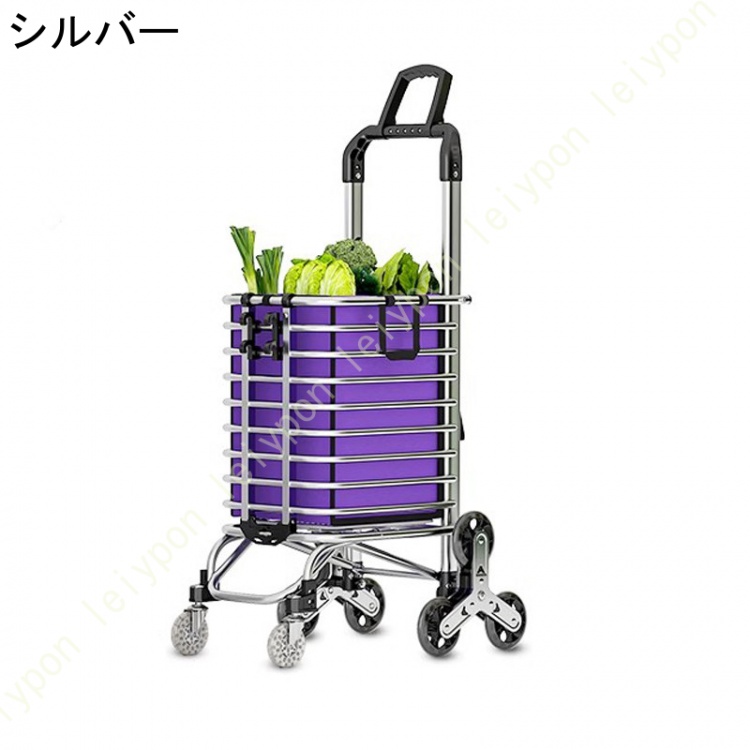 ショッピングカート 軽量 6輪 老人用カート 階段登れる 静音 アウトドア 買い物 男女兼用 ショッピングキャリー 高齢者 キャリーバッグ ショッピングバッグ_1