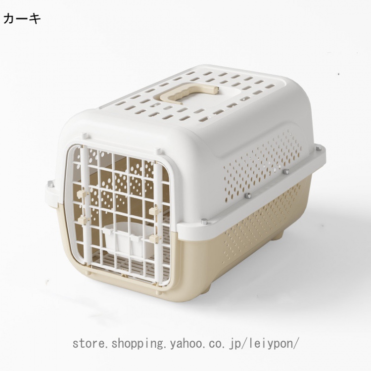 猫 キャリー 犬 キャリー ペットキャリー ゲージ ハードキャリー 多機能 取っ手付き キャリーバッグ 携帯やすい 室内用ハウス ペットケージ 通気性 |  | 03