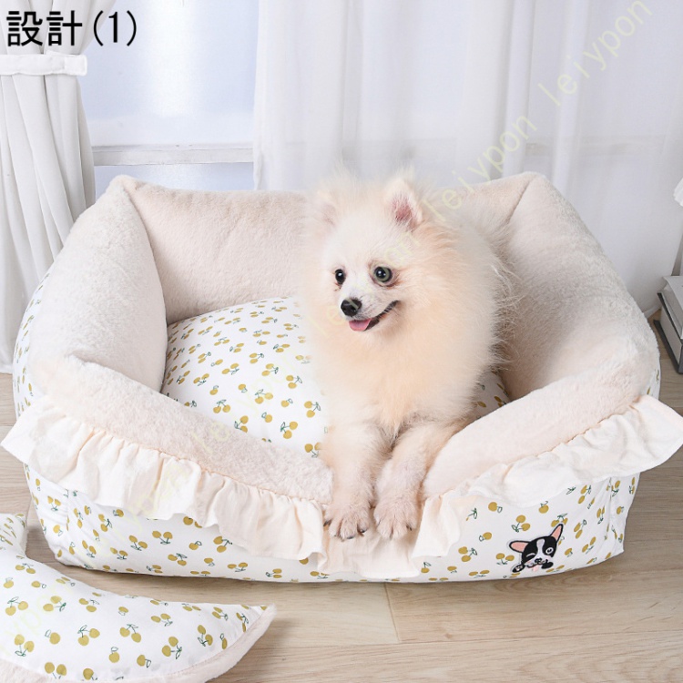 犬 ベッド 犬用ベッド 洗える 中型犬 小型犬 猫用 ペット ベッド 子犬 猫 ベッド 犬マット ペットマット 滑り止め ふわふわ 柔らかい ペット用ベッド 介護_1
