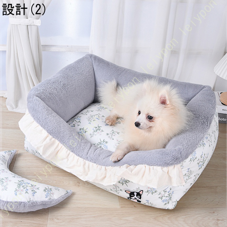 犬 ベッド 犬用ベッド 洗える 中型犬 小型犬 猫用 ペット ベッド 子犬 猫 ベッド 犬マット ペットマット 滑り止め ふわふわ 柔らかい ペット用ベッド 介護_2