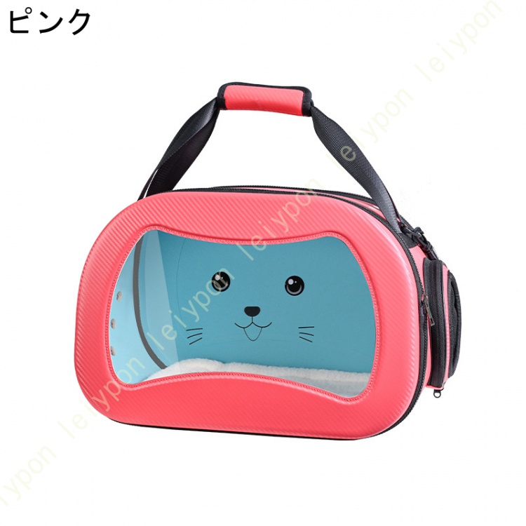 ペットリュック ペットキャリー キャリー バッグ ショルダー 手提げ 猫・小型犬 ウサギ用 7.5kg耐荷重 キャリー バッグ お洒落 丈夫 変形しない 飛び出し防止_3